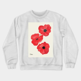 Poppies Crewneck Sweatshirt